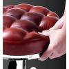 HUANGJIAVT Round Rolling Beauty Stool on Wheels  PU Leather Swivel Chair, Height Adjustable Salon Stool, Kitchen & SPA Ergonomic Design for Comfort and Mobility view 3