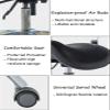 HUANGJIAVT Ergonomic Saddle Chair with Backrest  Adjustable Height Rolling Stool for Dental, Clinic, Tattoo, Office & Kitchen Use Thick Cushion, Heavy Duty, Swivel Seat Improved Posture view 4
