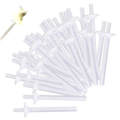 60Pcs Nose Wax Sticks Safe PP Plastic Effective Nose Hair Wax Kit for Women Men Nostril Cleaning Sticks
