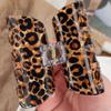 JazSwirl Leopard Print Hair Claw Clip for Women, 4 x 2.1 In Acrylic Leopard and Cheetah Claw Clip, Brown Cheetah Hair Clip for Ponytails Buns Thick Hair (Brown Half-Moon) view 3
