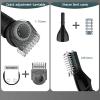 Mens Hair Clippers, 7 in 1 Beard Trimmer for Professional Mens Beard Grooming Kit Electric Shaver Razor Nose Body Trimmer Hair Cutting Kit Cordless view 3
