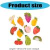 MOAIYU Stylish Fruit Acetate Hair Claw Clip Unique Designs Women's Hair Accessory for Daily Outings and Casual Gatherings view 3
