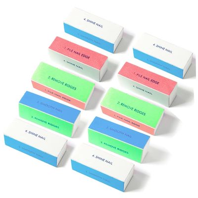 10PCS Professional Manicure Tools Kit 4 Way Nail Buffer Block Nail Buffing Sanding Files Art Supplies for Professional Salon Or Home Use