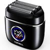 Electric Foil Shaver for Men  5 Blade Razor for Short Beard, USB-C Rechargeable, LED Display, IPX7 Waterproof Wet/Dry, Portable Travel & Gift Set FX80 Black view 1