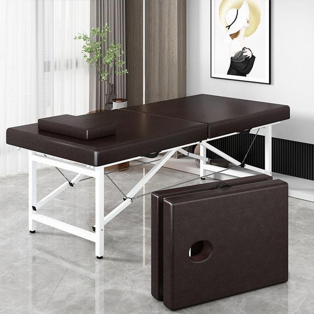 AKIQKPX Portable Massage Table Can Be Foldable, Multi-Function Massage Bed, Professional Massage Bed, Tattoo Chair, Esthetician Bed for Eyelash Extensions, Spa(185 * 60cm-72.8 * 27.6in)