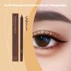 24 HR Waterproof Eyeliner Double Sharpenable Eye Pencil, Easy to Apply, No Smudging, Smooth and Easy to Color, Create a Natural or Personal Look (#05 Brown) view 2