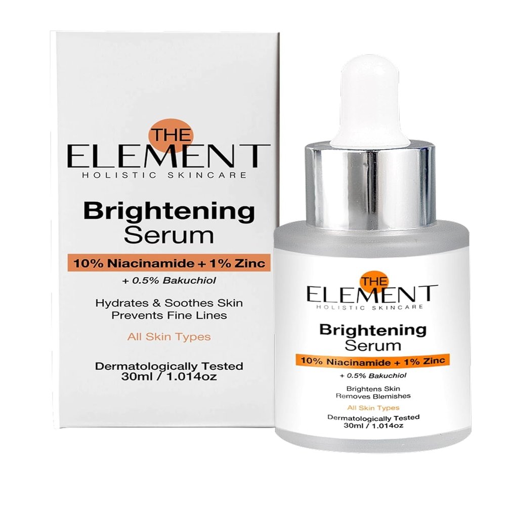 10% Niacinamide Serum,with 1% Zinc PCA, 0.5% Bakuchiol, Moringa & Tulsi Extract| Brightening for Glowing Skin, Acne Marks, Dark Spots, Pigmentation & Oily Skin 30ml
