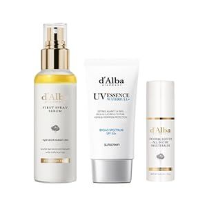 d'alba Piedmont White Truffle Spray Serum & Waterfull Essence Sunscreen BROAD SPECTRUM SPF 50+, Multi Balm