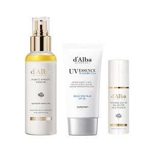 d'alba Piedmont White Truffle Spray Serum & Waterfull Essence Sunscreen BROAD SPECTRUM SPF 50+, Multi Balm