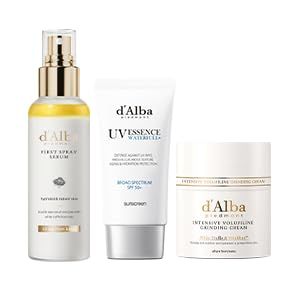 d'alba Piedmont White Truffle Spray Serum & Waterfull Essence Sunscreen BROAD SPECTRUM SPF 50+, Grinding Cream