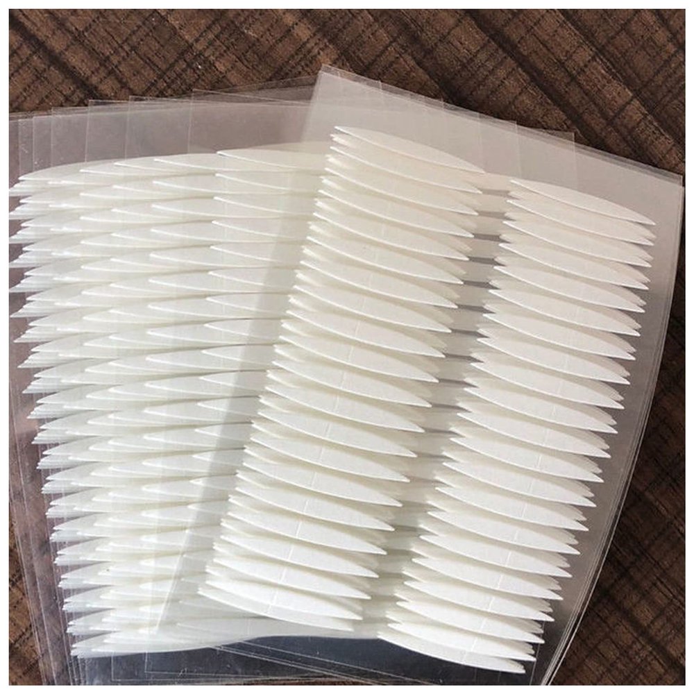 Double Eyelid Sticker Double Eyelid Stickers Glue Make up Eyeliner Sticker Fallen Lace Eye Lift Strips Double-Sided Lifting Fox Eye Tapes Double Eyelid Stickers(400 Stickers)