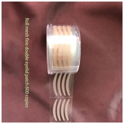 Double Eyelid Sticker 600PCS Invisible Eyelid Sticker Lace Eye Lift Strips Double Eyelid Tape Adhesive Stickers Eye Tape Tools L/S Style Double Eyelid Stickers(2)