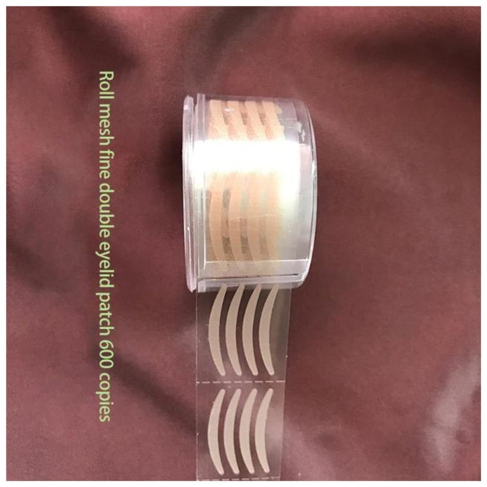 Double Eyelid Sticker 600PCS Invisible Eyelid Sticker Lace Eye Lift Strips Double Eyelid Tape Adhesive Stickers Eye Tape Tools L/S Style Double Eyelid Stickers(2)