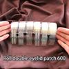 Double Eyelid Sticker 600PCS Invisible Eyelid Sticker Lace Eye Lift Strips Double Eyelid Tape Adhesive Stickers Eye Tape Tools L/S Style Double Eyelid Stickers(2) view 4