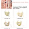 Double Eyelid Sticker 600pcs/Box Eyelid Tapes Women Face Makeup Double-Fold Eyelid Adhesive Stickers Seamless Invisible Waterproof Beige Net-Shape S/L Double Eyelid Stickers(Heart Net Shape L) view 2