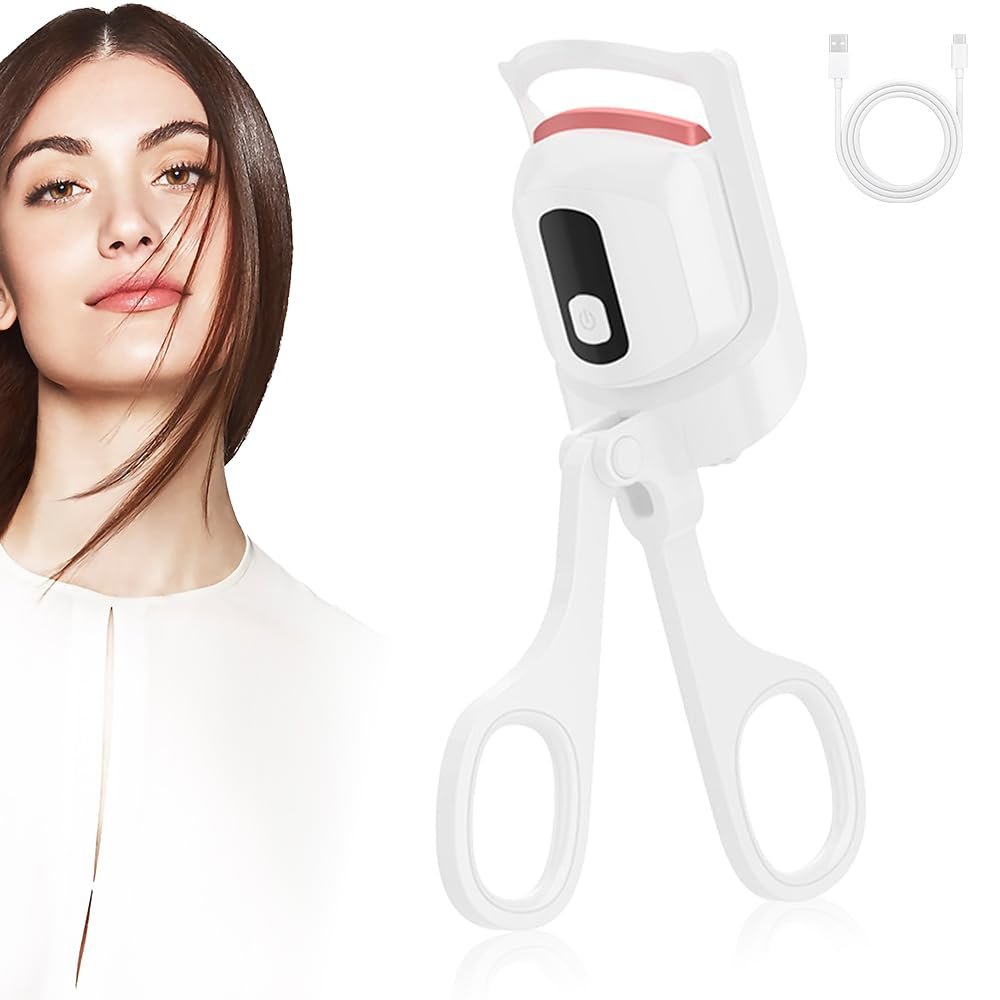 2025 Smart Eyelash Curler - 2-in-1 Heating & Curling System With Auto Shut-Off, Perfect For Daily Use & Special Occasions(White-2pcs)