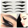 Double Eyelid Sticker 10packs Makeup Black Stripe Makeup Eyeliner,Double Eyelid Tape,Black Eye line Stickers,Make Up Tools Double Eyelid Stickers view 1