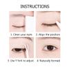 Double Eyelid Sticker 600pcs S/L Makeup Clear Gray Beige Eyelid Stripe Big Eyes Invisible Double Fold Eyelid Shadow Tape Sticker Beauty Tool Double Eyelid Stickers(Brown S) view 2