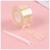 Double Eyelid Sticker 600PCS/Pack Makeup Clear Gray Beige Eyelid Stripe Big Eyes Invisible Double Fold Eyelid Shadow Tape Sticker Beauty Tool Double Eyelid Stickers(Beige L) view 1