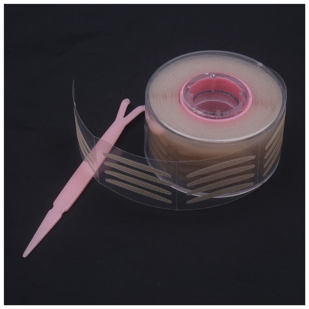 Double Eyelid Sticker 600pcs Eyelid Tape Sticker Invisible Eyelid Paste Transparent Self-Adhesive Double Eye Tape Tools Natural Eye Tape Makeup Tools Double Eyelid Stickers(Checkered)