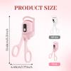 2025 Smart Eyelash Curler - 2-in-1 Heating & Curling System With Auto Shut-Off, Perfect For Daily Use & Special Occasions(White-1pcs) view 3