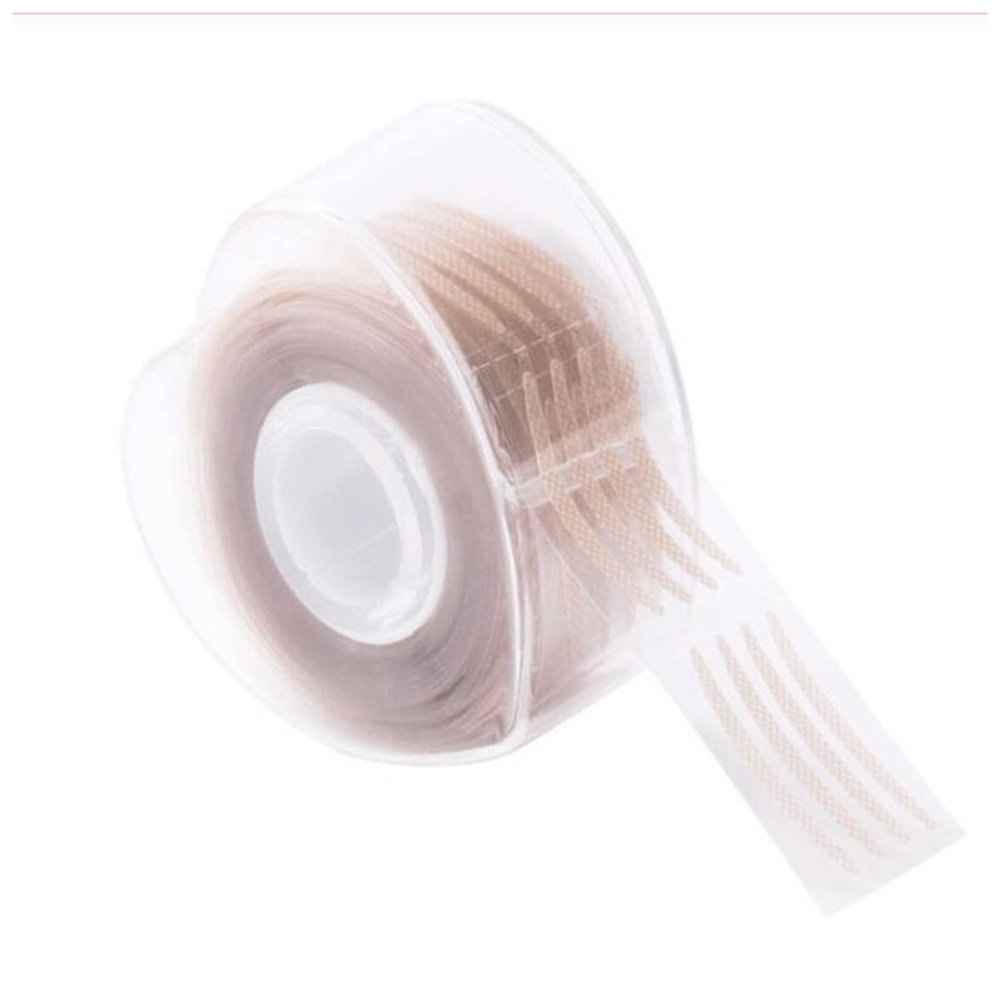Double Eyelid Sticker 600Pcs/box Big Eyes Make Up Eyelid Sticker Double Eyelid Tape Fold Self Adhesive Stickers S/L Makeup Clear Beige Invisible Tool Double Eyelid Stickers(Brown S)