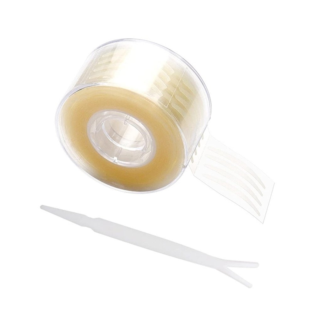 Double Eyelid Sticker 600pcs/Box Eyelid Tapes Women Face Makeup Double-Fold Eyelid Adhesive Stickers Seamless Invisible Waterproof Beige Net-Shape S/L Double Eyelid Stickers(Round Beige S)