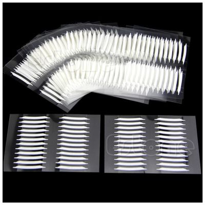 Double Eyelid Sticker 240 Pairs Makeup Clear Lace mesh Eyelid Stripe Big Eyes Invisible Double fold Eyelid Shadow Sticker Double Eyelid Tape Tools Double Eyelid Stickers