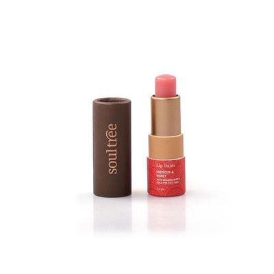 Ayurvedic Lip balm .Soul. tree's | Inriched with Orhanic ghee, Honey and hibiscus 001-3.5gm