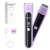2 in 1 Bikini Trimmer for Women Dual Head Electric Shaver with LED Display,IPX7 Waterproof Wet & Dry, Painless Shaver for Underarm Leg Arm Body Face Private Area Purple view 1