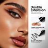 UOCK Dual-Ended Eyeshadow + Eyeliner - metallic liquid eyeshadow, gel eyeliner stick and glitter eyeshadow eye makeup set (03#) view 3