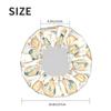 Retro Hot Air Balloon A Print Shower Caps for Women, Reusable Double Layers Elastic Band Long Hair Bath Caps for Shower view 2