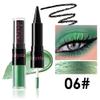 UOCK Dual-Ended Eyeshadow + Eyeliner - metallic liquid eyeshadow, gel eyeliner stick and glitter eyeshadow eye makeup set (06#) view 2