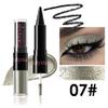UOCK Dual-Ended Eyeshadow + Eyeliner - metallic liquid eyeshadow, gel eyeliner stick and glitter eyeshadow eye makeup set (07#) view 2