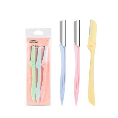 JGDABCUIE 3 decorative eyebrow knife set