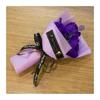 3 Heads Mi~i Artificial Rose Bouquet Hand Holding Soap Flower Valentine Day Gift Gift Box Decoration Women Girl Bath Facial Soap(Dark Purple) view 1