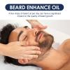 Beard Enhancement Oil, 30ml/1fl oz, Thickening and Moisturizing Formula for Fuller Facial Hair Growth view 3
