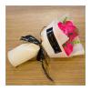 3 Heads Mi~i Artificial Rose Bouquet Hand Holding Soap Flower Valentine Day Gift Gift Box Decoration Women Girl Bath Facial Soap(Dark Pink) view 1