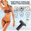 Cordless Spray Tan Machine, Portable Spray Tanning Machine with Brushless Motor, Handheld Portable Self Tanner, 20/40ml Capacity, for Beach Tan, Self Tan, Home Tan view 2