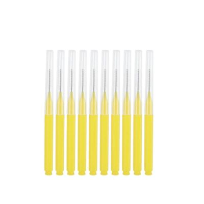 10/20 pcs Bendable Eyelash Brush Makeup Tool(20pcs Yellow)