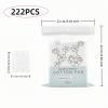 222-Pack 100% Pure Cotton Makeup Remover Pads | Soft, Hypoallergenic & Lint-Free Facial Rectangle for Sensitive Skin | Reusable, Double-Sided with Reinforced Edges | Makeup Skincare(222 Count) view 2
