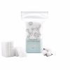 50-Pack 100% Pure Cotton Makeup Remover Pads | Soft, Hypoallergenic & Lint-Free Facial Rectangle for Sensitive Skin | Reusable, Double-Sided with Reinforced Edges | Makeup Skincare(50 Count) view 1