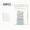 50-Pack 100% Pure Cotton Makeup Remover Pads | Soft, Hypoallergenic & Lint-Free Facial Rectangle for Sensitive Skin | Reusable, Double-Sided with Reinforced Edges | Makeup Skincare(50 Count) view 2