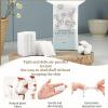 50-Pack 100% Pure Cotton Makeup Remover Pads | Soft, Hypoallergenic & Lint-Free Facial Rectangle for Sensitive Skin | Reusable, Double-Sided with Reinforced Edges | Makeup Skincare(50 Count) view 4