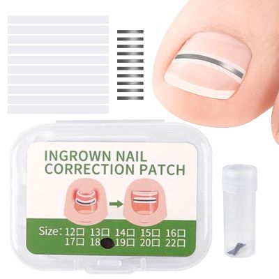 Correction Patches for Nails,10 Piece Corrective Patches for Toe Nails | Tool Strips Stickers Corrector Repair for Women Men Foot Night Home