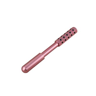 Betypura 30-Stone Facial Roller - Cooling Face & Neck Massager Tool for Skin Rejuvenation | 360 Contouring with Germanium Stones & Aircraft Aluminum | Portable 7.6" Beauty Roller - Pink
