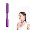 Betypura 30-Stone Facial Roller - Cooling Face & Neck Massager Tool for Skin Rejuvenation | 360 Contouring with Germanium Stones & Aircraft Aluminum | Portable 7.6" Beauty Roller - Purple view 1