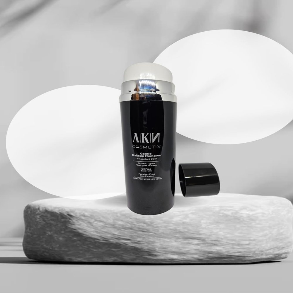 A|K| Cosmetix Gentle Makeup Remover, Oil-Free, Paraben-Free, Moisturizing Formula, Vegan.