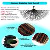12A #27 Honey Blonde Human Braiding Hair for Boho Braids 5 Bundles 14 Inch 160g Deep Wave Braiding Hair for Bohemian Knotless Braids 100% Unprocessed Virgin Bulk Hair Extensions No Weft view 3