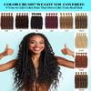 12A #27 Honey Blonde Human Braiding Hair for Boho Braids 5 Bundles 14 Inch 160g Deep Wave Braiding Hair for Bohemian Knotless Braids 100% Unprocessed Virgin Bulk Hair Extensions No Weft view 4